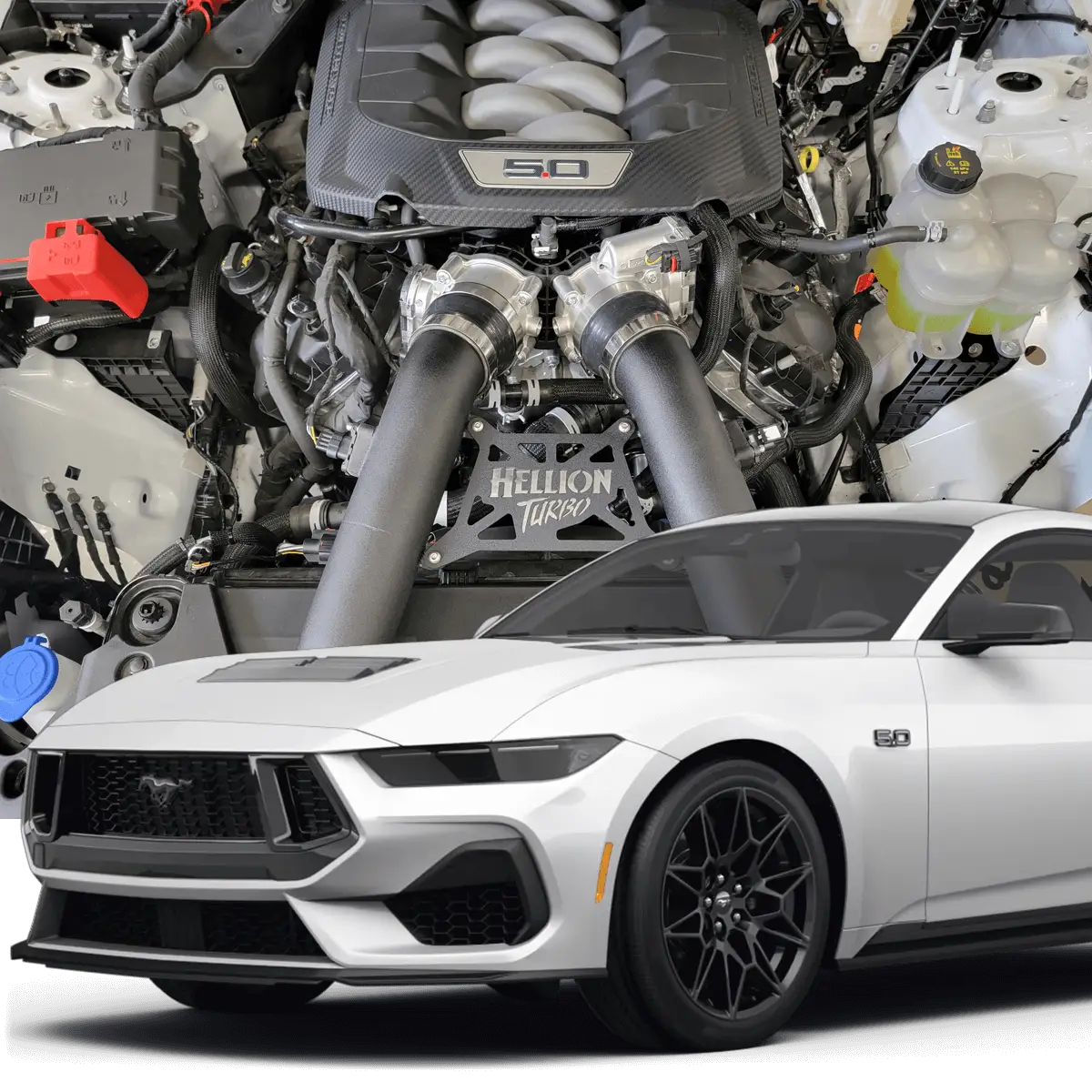 Hellion 2024+ Ford Mustang GT / Dark Horse Street Sleeper® Hidden Twin Turbo System