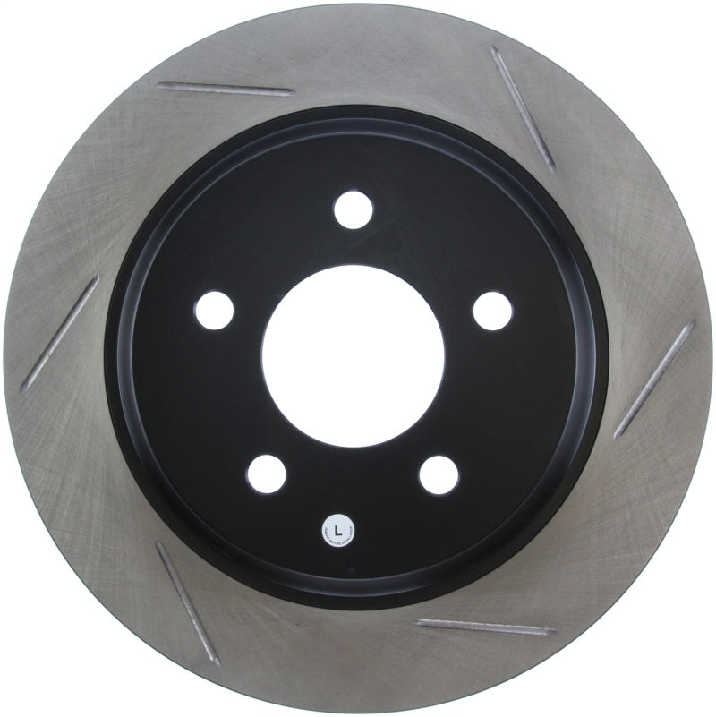 StopTech Power Slot 94-04 Ford Mustang Rear Left Slotted Rotor Main image