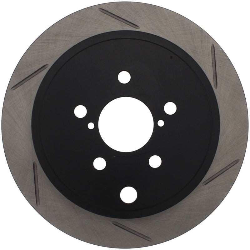 StopTech Power Slot 08-10 WRX Rear Left Slotted Rotor Main image