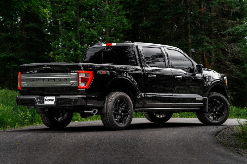 MBRP 2021+ Ford F-150 Powerboost Hybrid 3in Single Side Exit - T304 (view 4)
