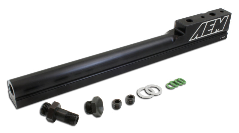 AEM 94-01 Integra Black Fuel Rail Main image