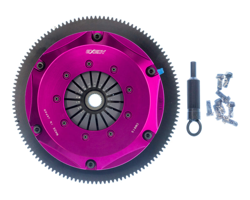 Exedy 2006-2006 Saab 9-2X Aero H4 Hyper Twin Cerametallic Clutch Sprung Center Disc Push Type Cover Main image