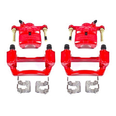 Power Stop 09-13 Subaru Forester Rear Red Calipers w/Brackets - Pair