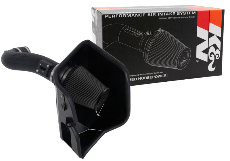 K&N 2019+ Chevrolet Silverado 1500 V8 6.2L Performance Air Intake System (view 7)