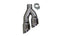 Corsa 3in Inlet 4in Pro Series Twin Side Swept Exhaust Tip Kit