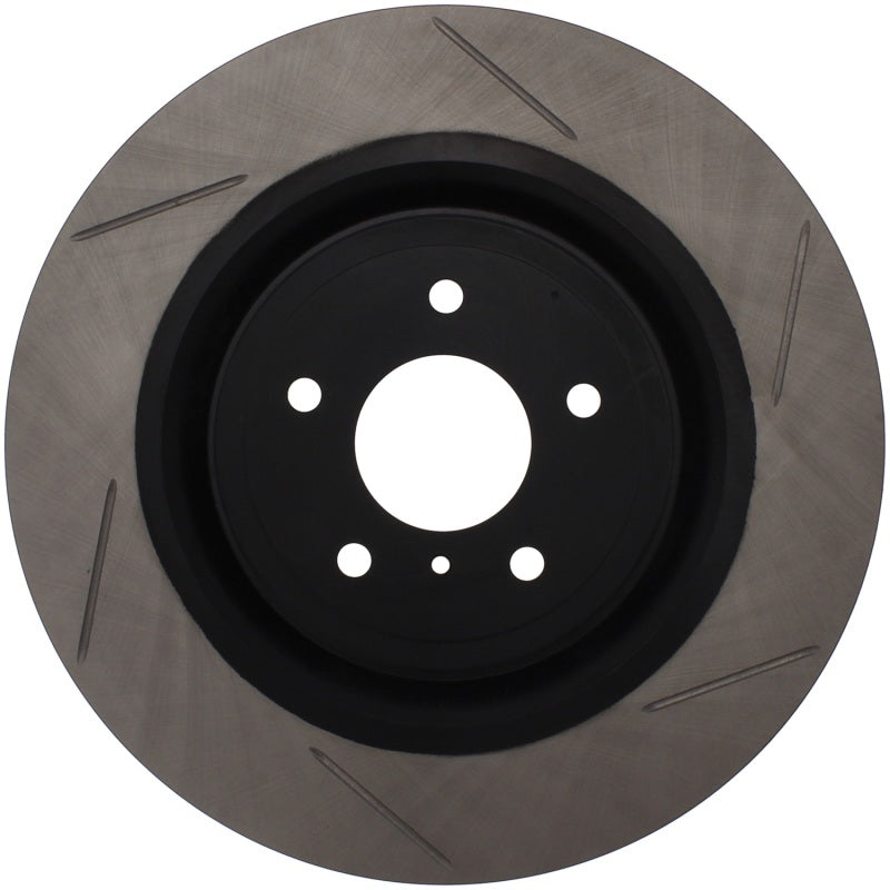 StopTech Power Slot Nissan 370z / Infiniti G37 SportStop Slotted Front Left Rotor Main image