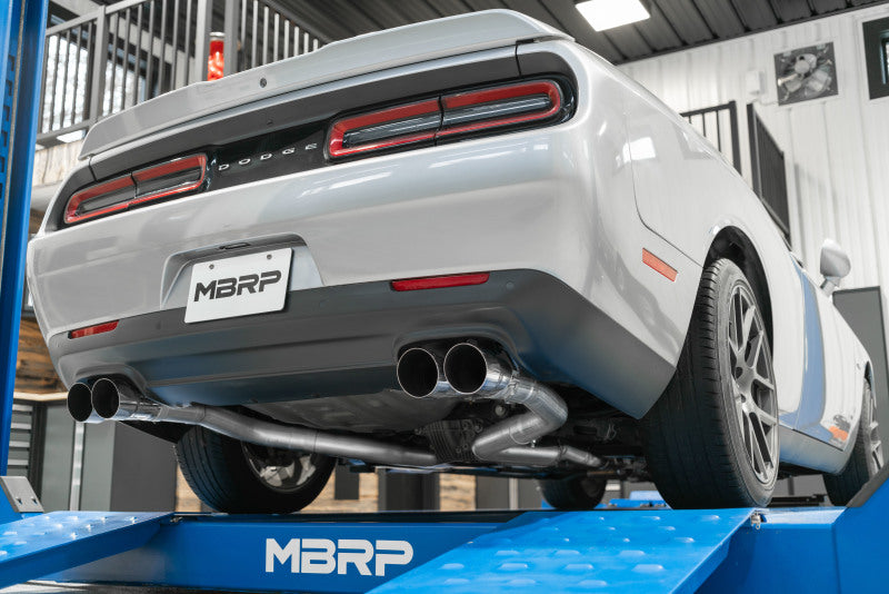 MBRP 15-16 Dodge Challenger 5.7L HEMI Cat Back Dual Split Rear (view 4)