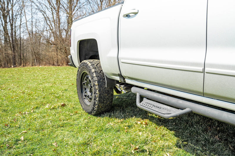 Corsa 14-16 Chevy Silverado 3.0in Catback Front Axle Exit Exhaust w/ Twin 4.0in Polished Pro Tips Secondary image