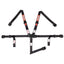 RaceQuip Black JR. L & L 5pt Harness