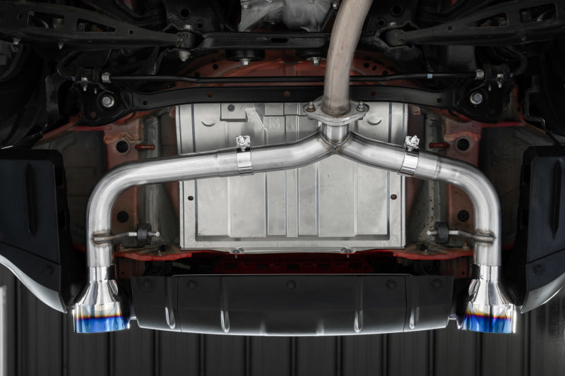 MBRP 2022 Subaru BRZ 2.4L/Toyota GR86 2.4L 2.5in Dual Split Rear Exit w/5in OD Burnt End Tips - T304 (view 2)