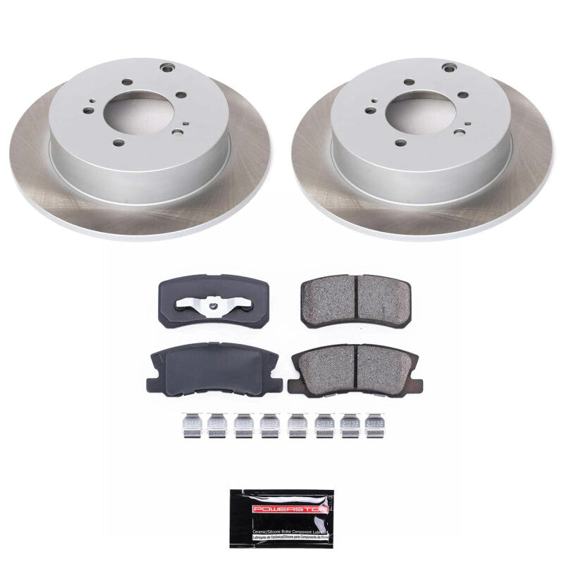 Power Stop 07-13 Mitsubishi Outlander Rear Semi-Coated Rotor Kit Main image