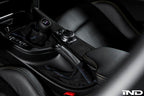 IND F8X M3 / M4 Tri-Color Alcantara Shift Boot Set - Cross Stitch