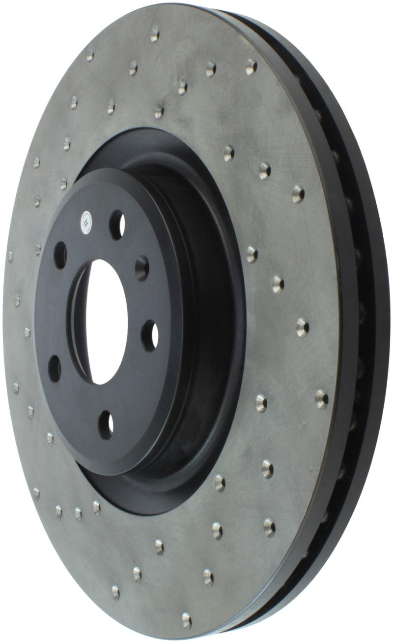 StopTech 12 Audi A6 Quattro/11-12 A7 Quattro/13 Q5/7-11/13 S4/12 S5 Front Right Drilled Rotor (view 5)