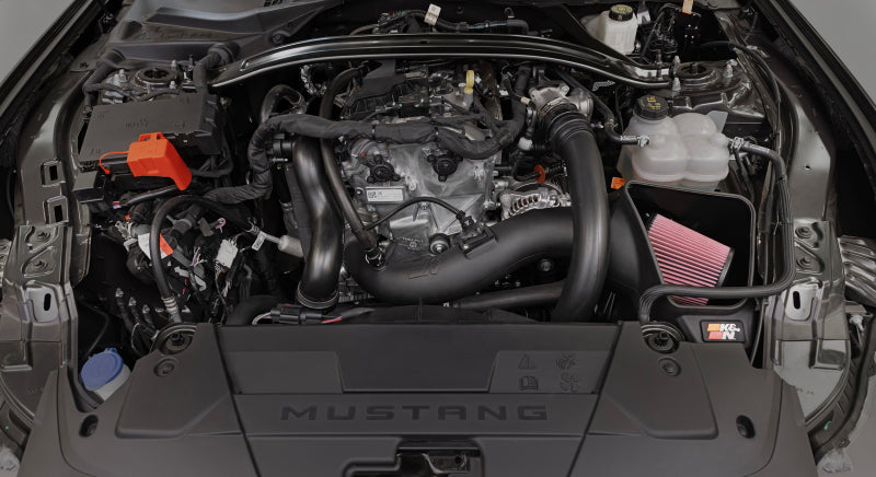 K&N 2024 Ford Mustang Ecoboost L4-2.3L F/L Turbo AirCharger - Cold Air Intake System (view 2)