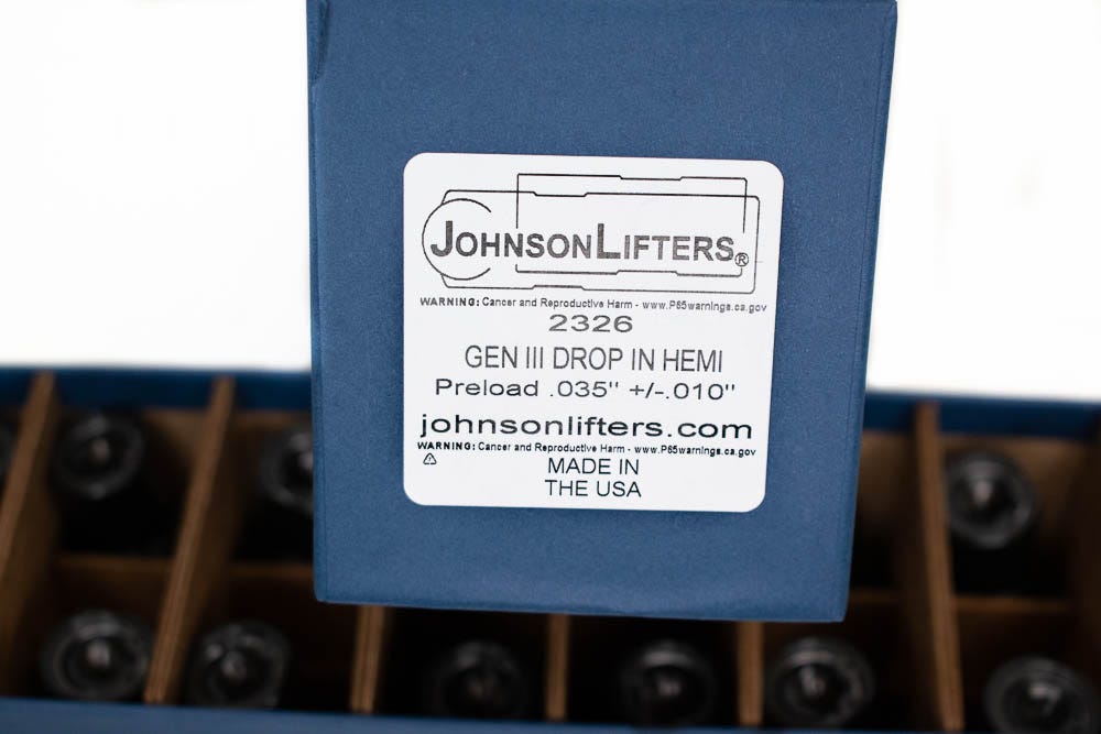 JOHNSON DROP IN HYDRAULIC ROLLER LIFTER SET - GEN III HEMI - 2326R Secondary image