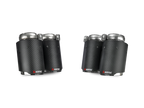 Akrapovic 14-17 BMW M3/M4 (F80/F82) Tail Pipe Set (Carbon) (view 2)