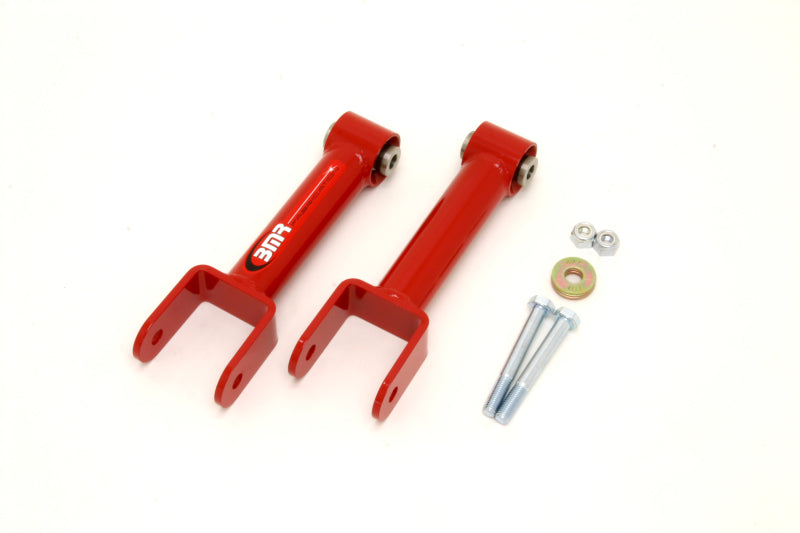 BMR 79-04 Fox Mustang Upper Control Arms Non-Adj. w/ Spherical Bearings - Red Main image