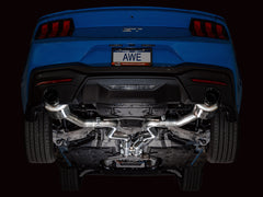 AWE Tuning 2024 Ford Mustang GT Fastback S650 RWD Touring Catback Exhaust w/ Dual Diamond Black Tips