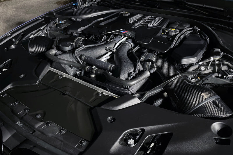 CSF 16-21 BMW M5 (F90) / 17-21 BMW M8 (F91/F92/F93) Twin Charge-Air-Cooler Set - Crinkle Black (view 3)