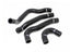 Torque Solution 08-15 Mitsubishi Evolution X Silicone Radiator Hose Kit - Black