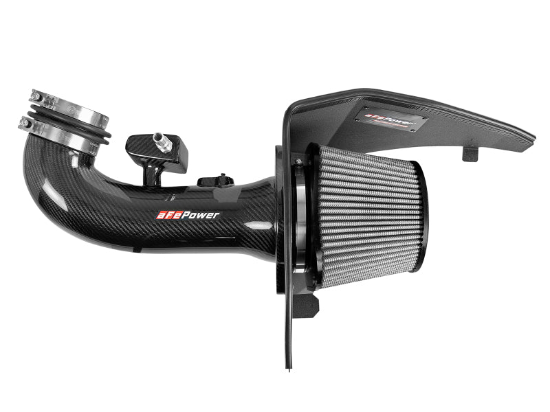 aFe 19-21 GM Trucks 5.3L/6.2L Track Series Carbon Fiber Cold Air Intake System W/ Pro Dry S Filters (view 8)