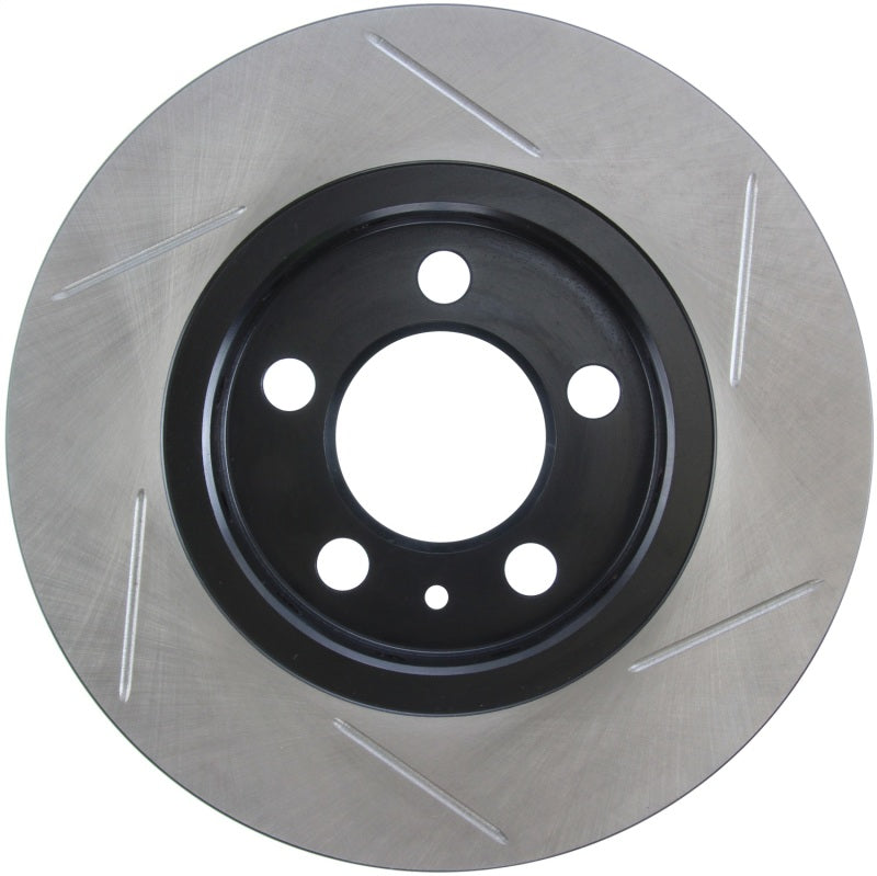 StopTech Power Slot 04-06 Audi TT Quattro / 04 VW Golf R32 Left Rear Slotted Rotor (view 4)
