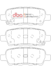 DBA 07-13 Nissan Sentra XP650 Rear Brake Pads