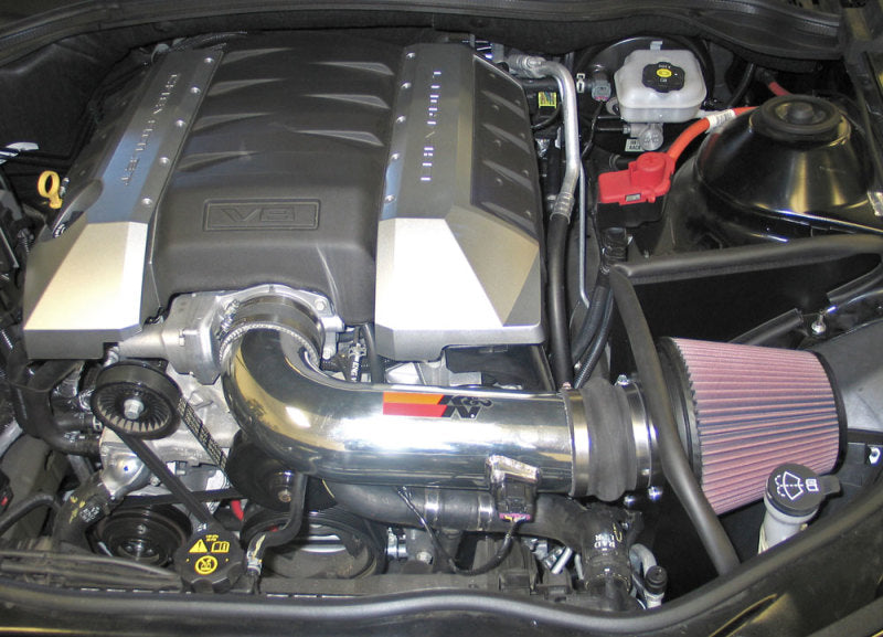 K&N 10 Camaro 6.2L V8 Polished Typhoon Short Ram Intake (view 8)