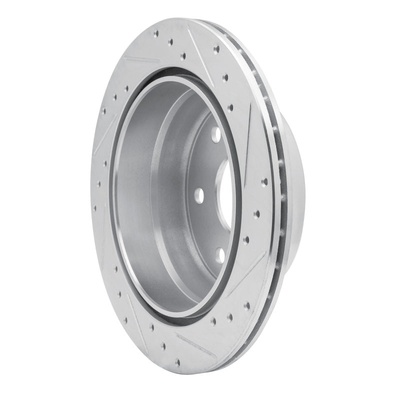 R1 99-07 Chevrolet AVALANCHE 1500 Rear Left Drilled & Slotted Silver Brake Rotor Secondary image