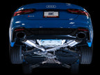 AWE Tuning Audi B9.5 RS 5 Coupe Non-Resonated Touring Edition Exhaust - RS-Style Diamond Black Tips (view 3)