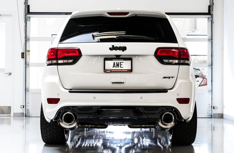 AWE Tuning 2020 Jeep Grand Cherokee SRT Touring Edition Exhaust - Diamond Black Tips Secondary image