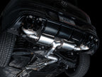 AWE Tuning MK8 Volkswagen Golf R 3in Touring Edition Quad Exhaust - Diamond Black Tips (view 3)