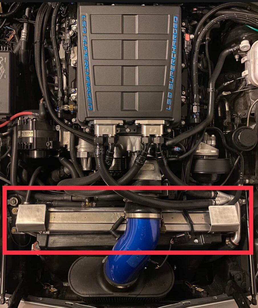 CPR C6 Radiator support brackets Secondary image