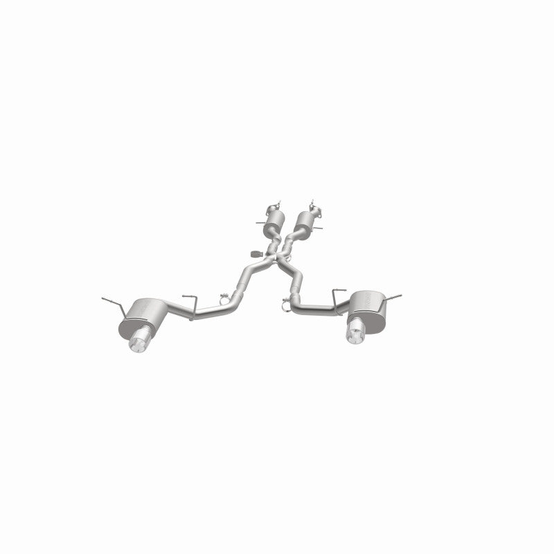 MagnaFlow 11-12 Dodge Durango V8 5.7L Dual Split Rear Exit Stainless Cat Back Performance Exhaust (view 14)