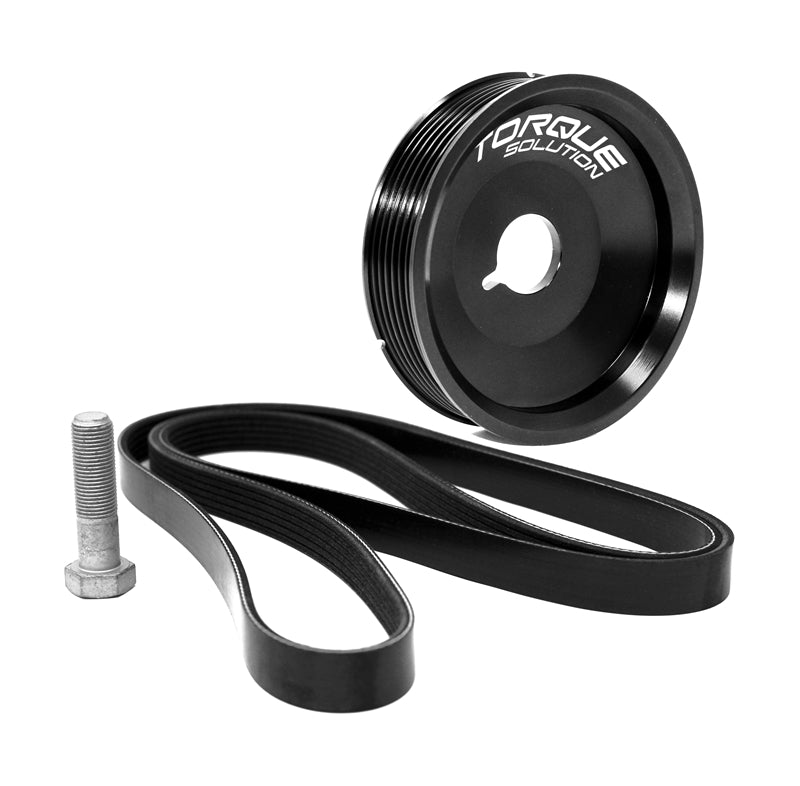 Torque Solution Underdrive Crank Pulley Kit Porsche Boxster/Cayman/996/997 w/AC (Excl Turbo Engines) Main image