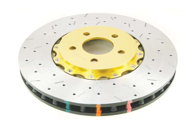 DBA 05-10 Mustang GT V8 Shelby Edition Front Drilled & Slotted 5000 Series 2 Piece Rotor Assembled w Main image