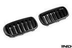 IND F85 X5M Carbon Front Grille Set