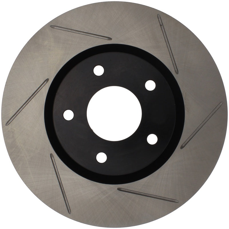 StopTech Power Slot 03-05 350Z / 03-04 G35 / 03-05 G35X SportStop Slotted Front Right Rotor Main image