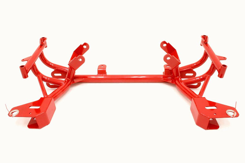 BMR 98-02 4th Gen F-Body K-Member w/ Turbo LS1 Motor Mounts and STD. Rack Mounts - Red Main image