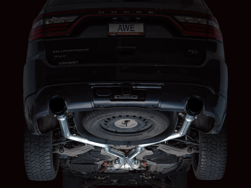 AWE Tuning 11-24 Dodge Durango 5.7L Track Edition Exhaust w/ Diamond Black Tips (view 3)