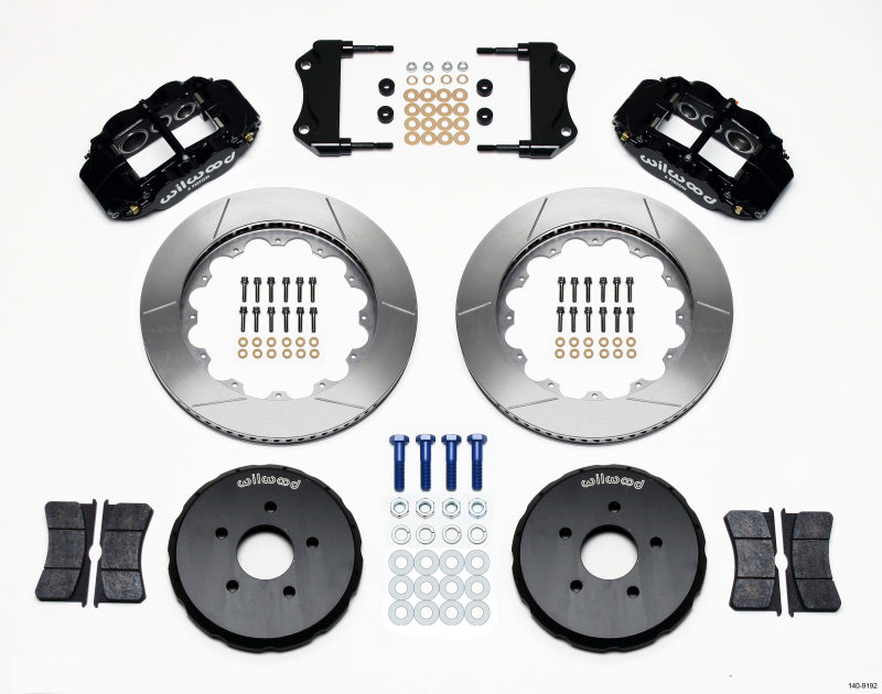 Wilwood Narrow Superlite 6R Front Hat Kit 14.00in Nissan 350Z/Fiti G35 Main image