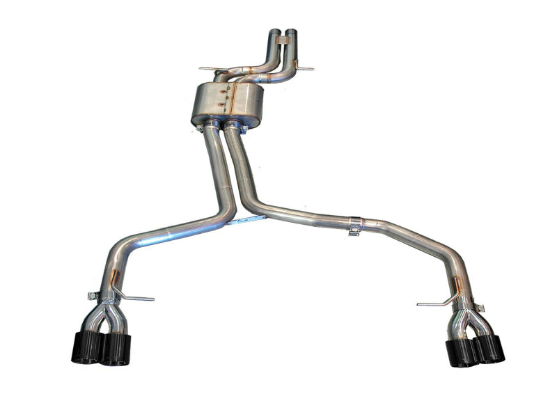 AWE Tuning Audi B8 S5 4.2L Track Edition Exhaust System - Polished Silver Tips Main image