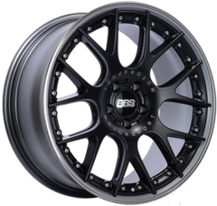 BBS CH-RII 21x9 5x112 ET24 CB 66.5 Porsche Macan Black Center Wheel