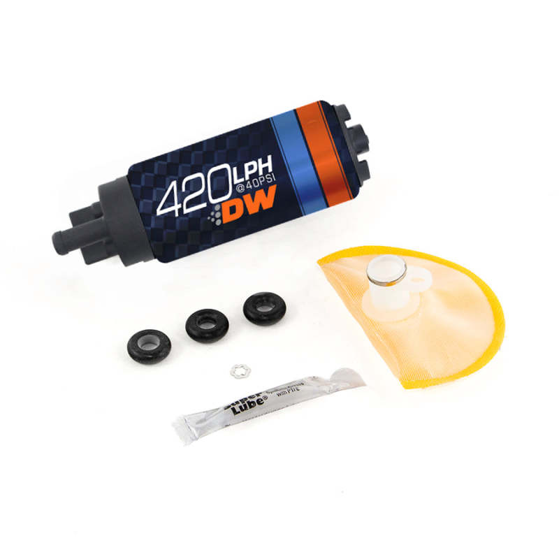 DeatschWerks DW420 Series 420lph In-Tank Fuel Pump w/ Install Kit For G35 03-08 350Z 03-08 Main image