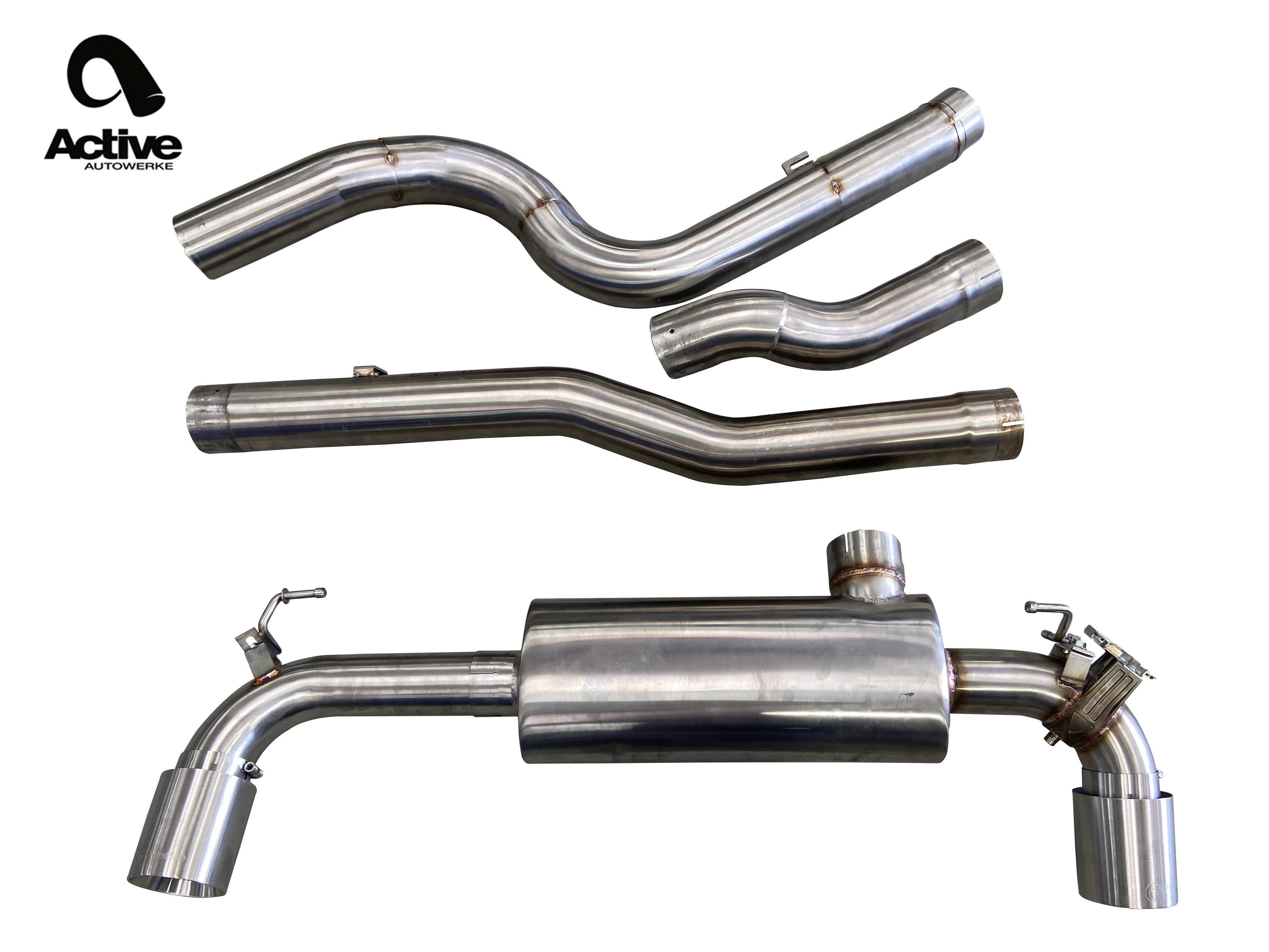 Supra Performance Cat-Back Exhaust System by Active Autowerke Secondary image