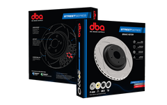 DBA 06-12 Chevrolet Corvette Z06 Rear Drilled & Slotted Street Series Rotor