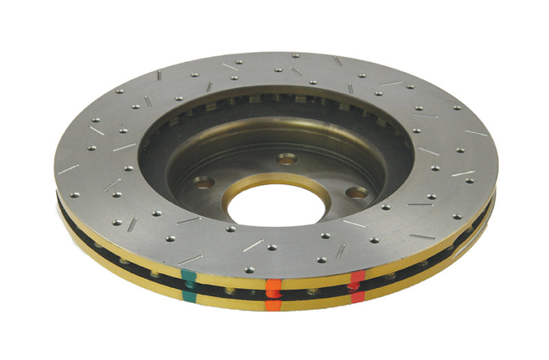 DBA 03-05 350Z / 03-04 G35 / 03-05 G35X Front Drilled & Slotted 4000 Series Rotor (view 2)