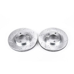 Power Stop 00-04 Buick LeSabre Front Evolution Drilled & Slotted Rotors - Pair