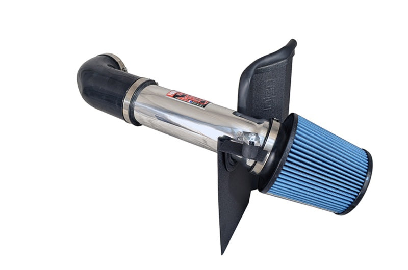 Injen 11-19 Dodge Challenger Hemi 5.7L V8 Wrinkle Black Power-Flow Air Intake System w/Heat Shield Main image