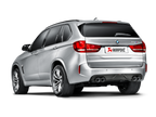 Akrapovic 15-17 BMW X5M (F85) Evolution Line Cat Back (Titanium) w/ Carbon Tips (view 3)